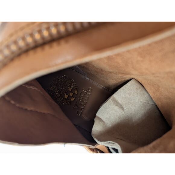 Women’s Vince Camuto Ovarlym Riding Boot Light Brown 6.5M New With Defects - Picture 6 of 7